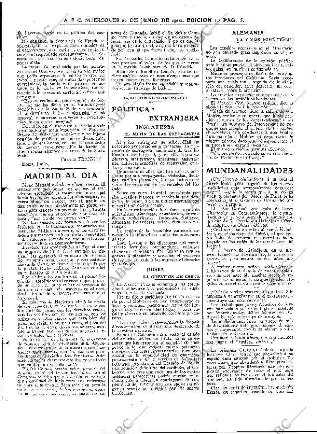 ABC MADRID 22-06-1910 página 5