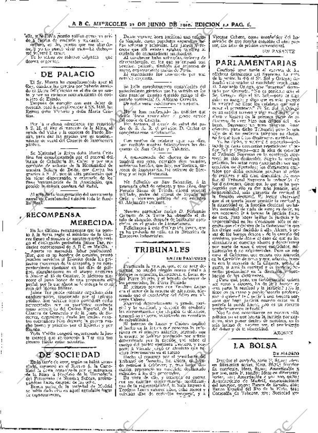 ABC MADRID 22-06-1910 página 6