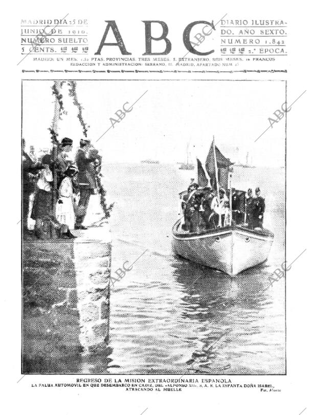 ABC MADRID 25-06-1910 página 1