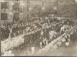 La sala del regio coliseo durante la fiesta celebrada en honor del presidente...