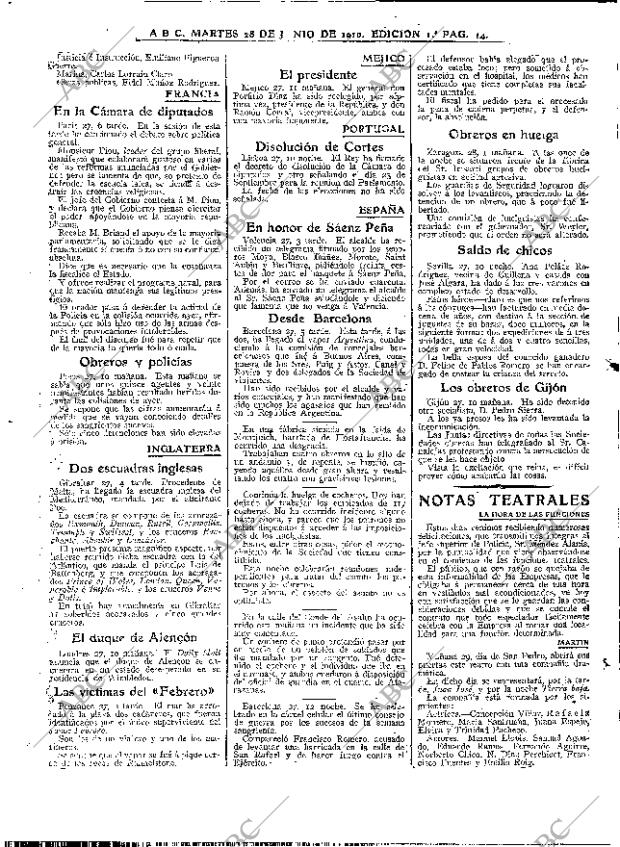 ABC MADRID 28-06-1910 página 14
