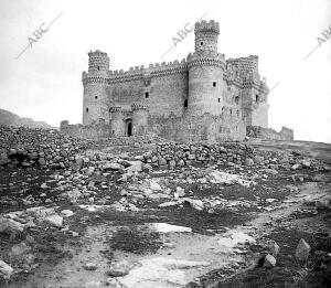 Lugares Pintorescos de España. Castillo de Manzanares del real