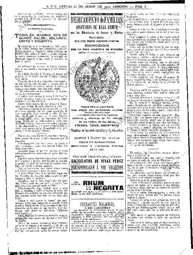ABC MADRID 30-06-1910 página 8