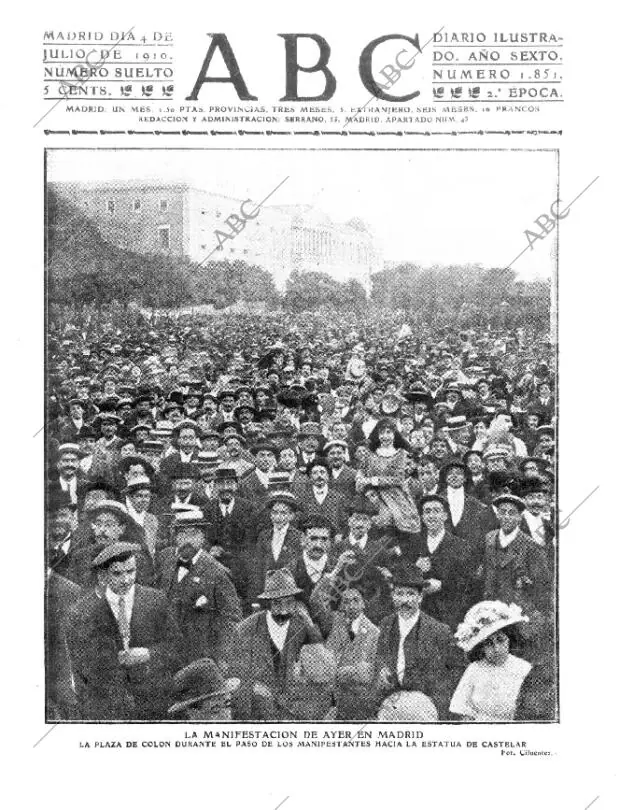 ABC MADRID 04-07-1910 página 1