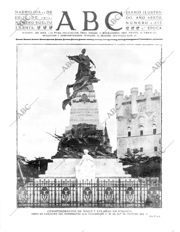 ABC MADRID 11-07-1910 página 1