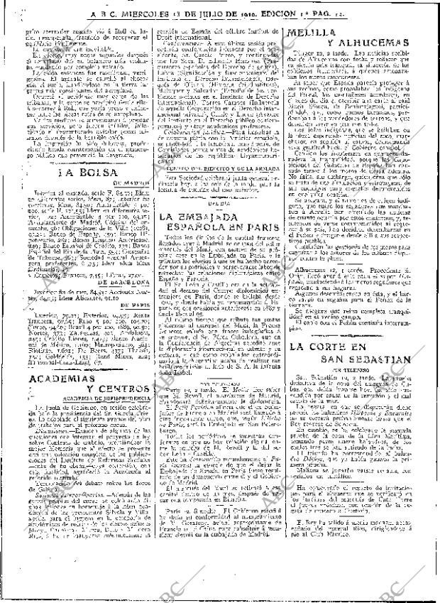 ABC MADRID 13-07-1910 página 12