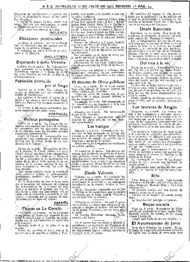 ABC MADRID 13-07-1910 página 14