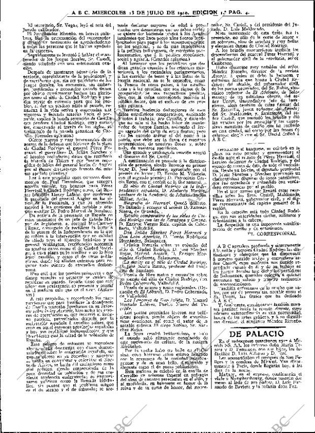ABC MADRID 13-07-1910 página 4