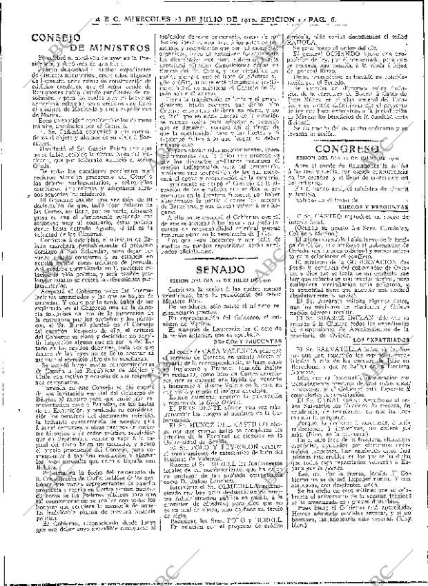 ABC MADRID 13-07-1910 página 6