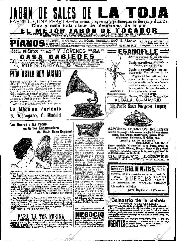 ABC MADRID 16-07-1910 página 20