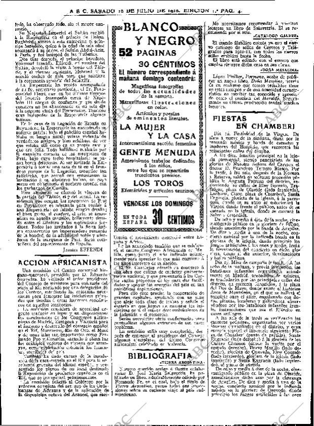 ABC MADRID 16-07-1910 página 4