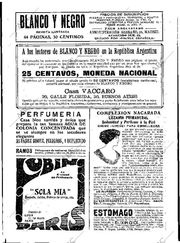 BLANCO Y NEGRO MADRID 17-07-1910 página 3