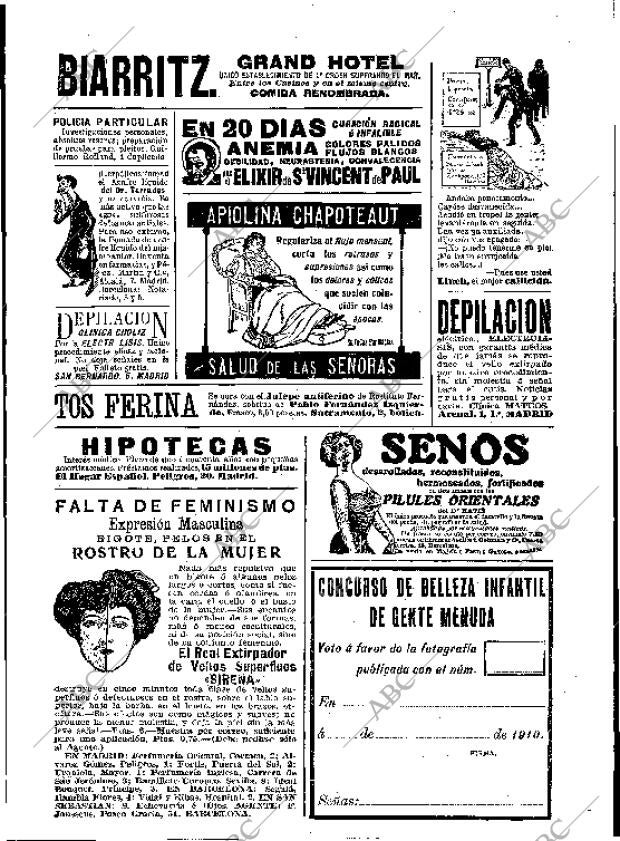 BLANCO Y NEGRO MADRID 17-07-1910 página 5