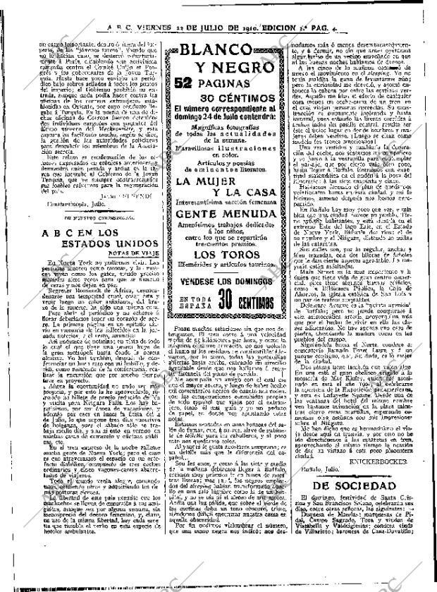 ABC MADRID 22-07-1910 página 4