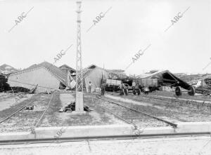 Estado en que Quedaron los Talleres del ferrocarril del norte de milán A Saronne