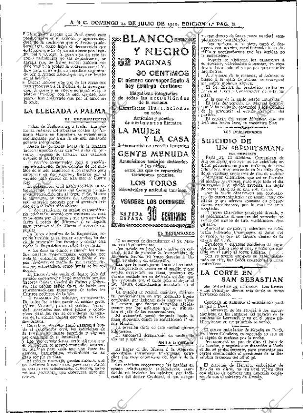 ABC MADRID 24-07-1910 página 8