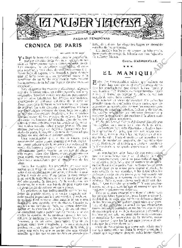 BLANCO Y NEGRO MADRID 24-07-1910 página 14