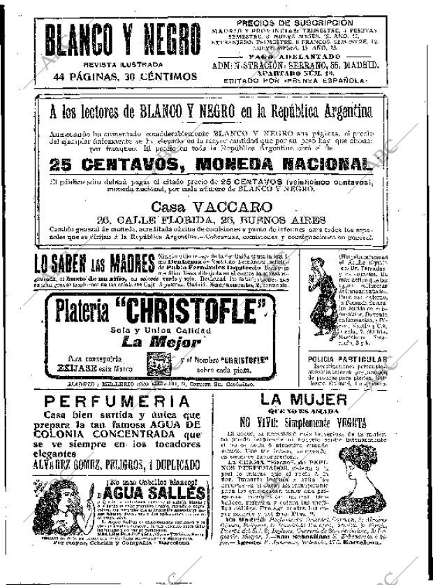 BLANCO Y NEGRO MADRID 24-07-1910 página 3