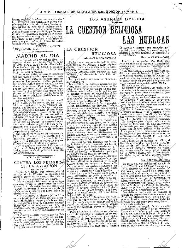 ABC MADRID 06-08-1910 página 5