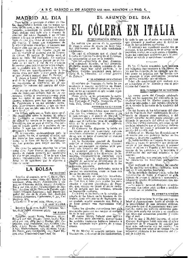 ABC MADRID 20-08-1910 página 5