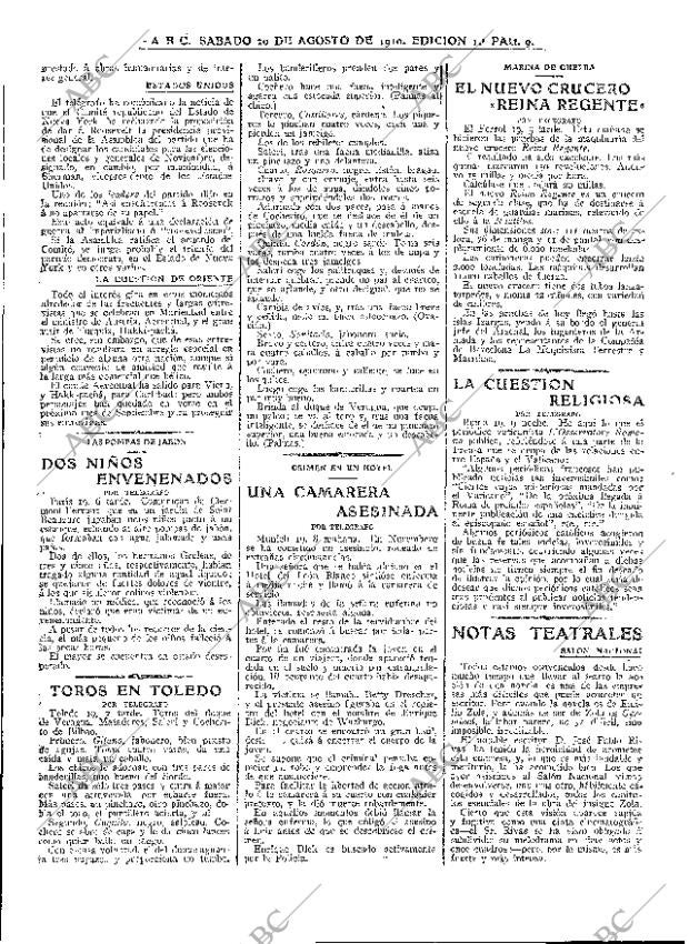 ABC MADRID 20-08-1910 página 9