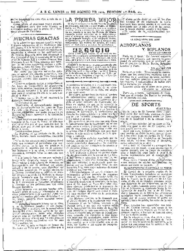 ABC MADRID 22-08-1910 página 12