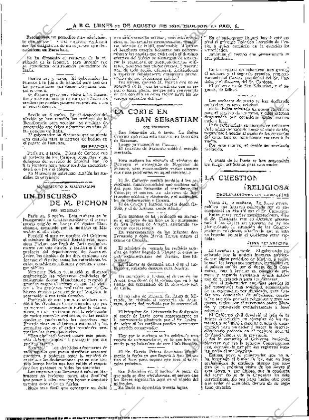 ABC MADRID 22-08-1910 página 6