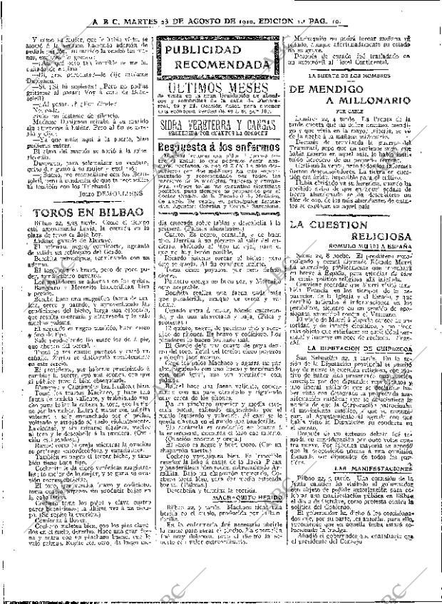 ABC MADRID 23-08-1910 página 10
