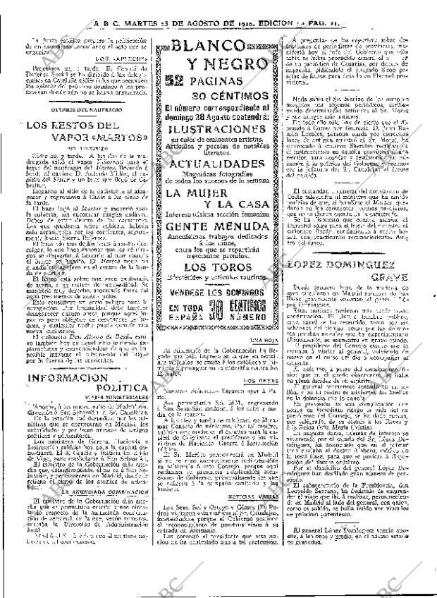 ABC MADRID 23-08-1910 página 11