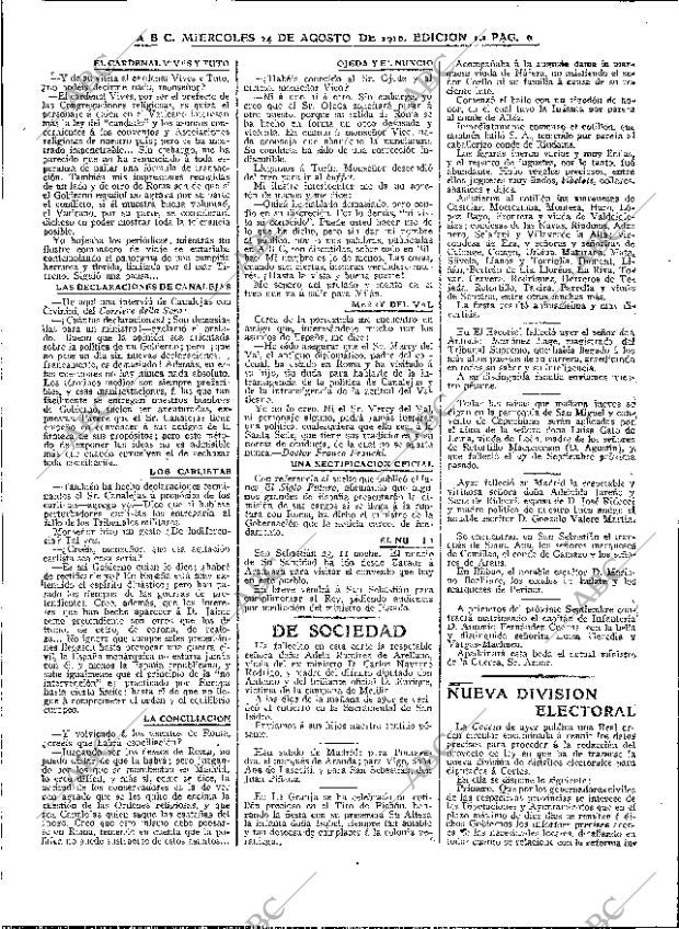ABC MADRID 24-08-1910 página 6