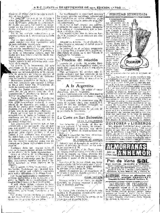 ABC MADRID 22-09-1910 página 11
