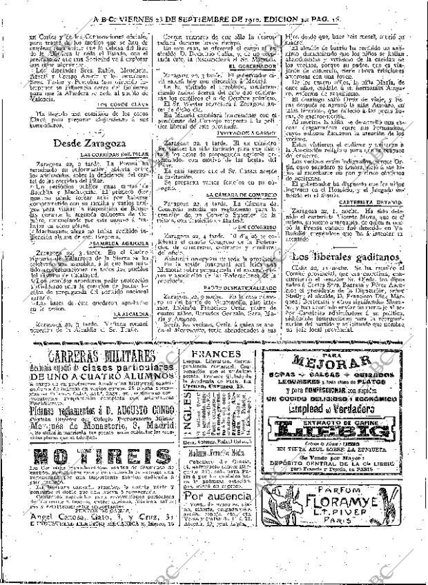 ABC MADRID 23-09-1910 página 16