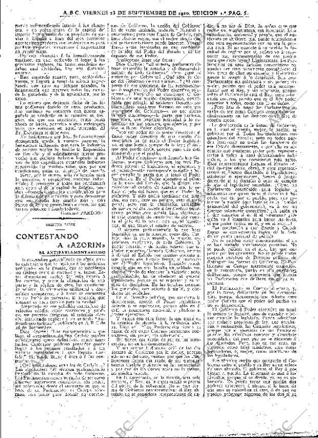 ABC MADRID 23-09-1910 página 5