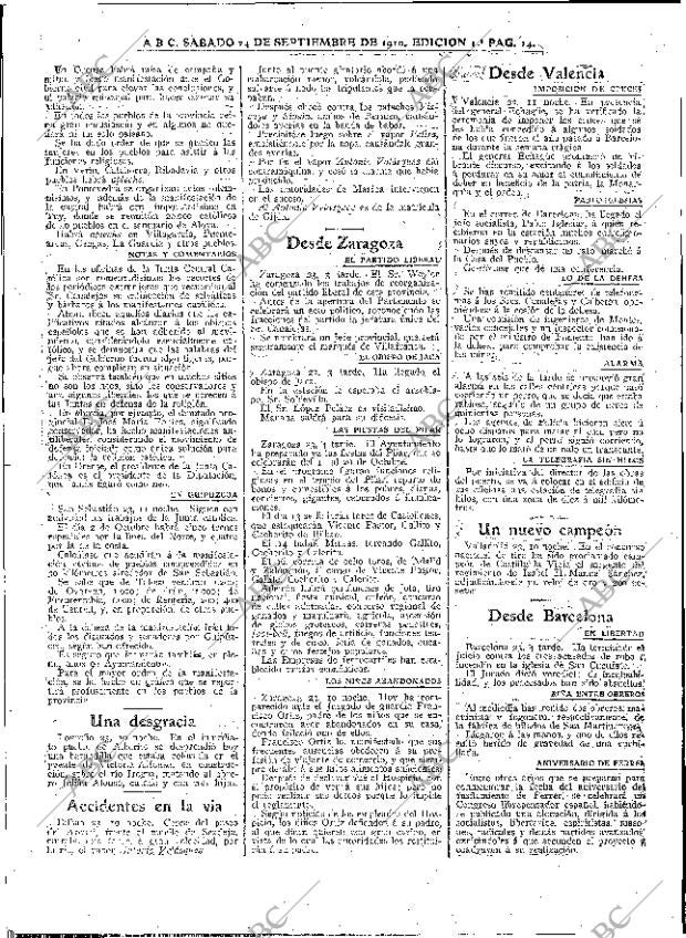 ABC MADRID 24-09-1910 página 14