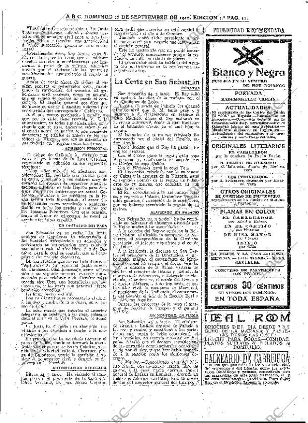 ABC MADRID 25-09-1910 página 11