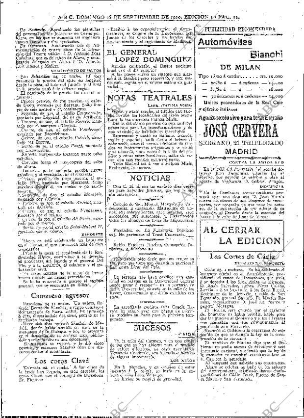 ABC MADRID 25-09-1910 página 12