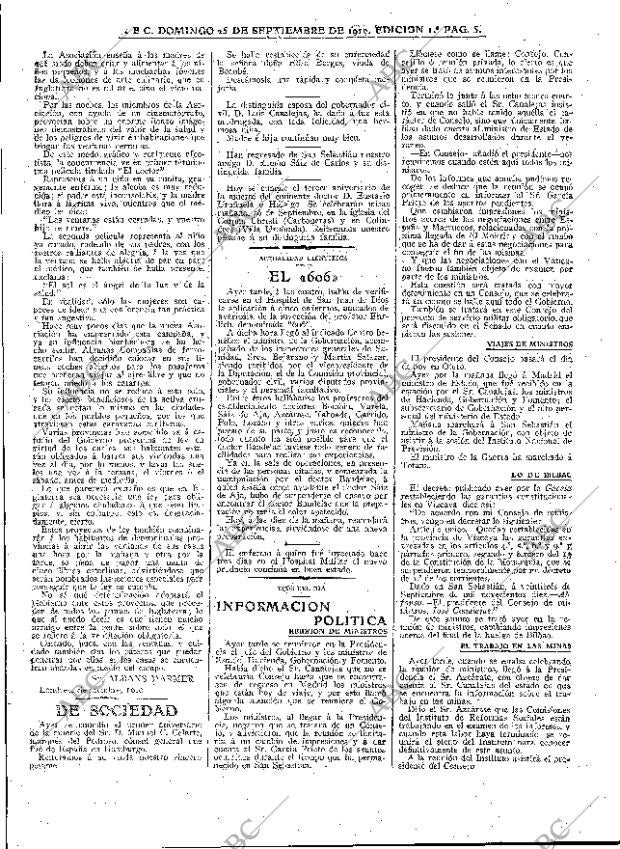 ABC MADRID 25-09-1910 página 5