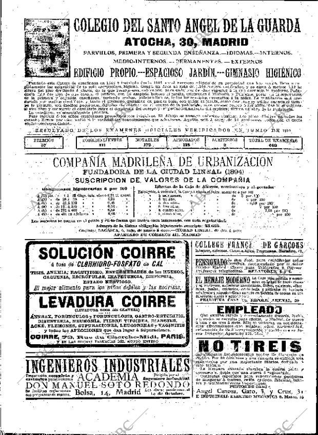 ABC MADRID 26-09-1910 página 20