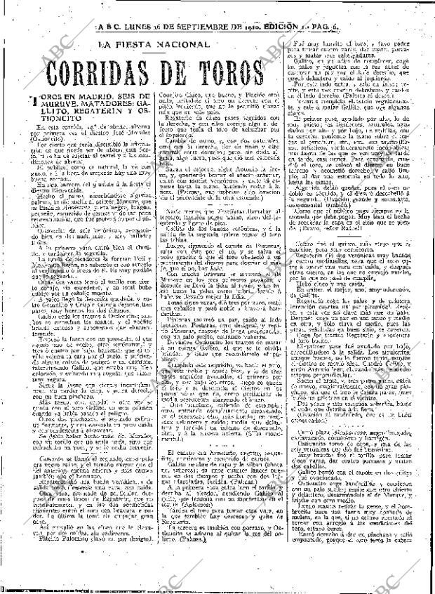 ABC MADRID 26-09-1910 página 6