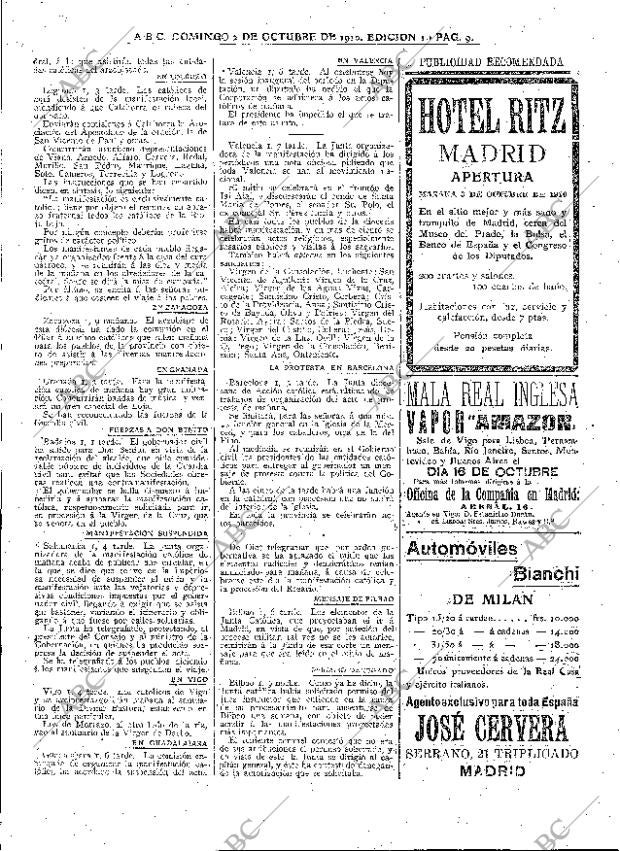 ABC MADRID 02-10-1910 página 9
