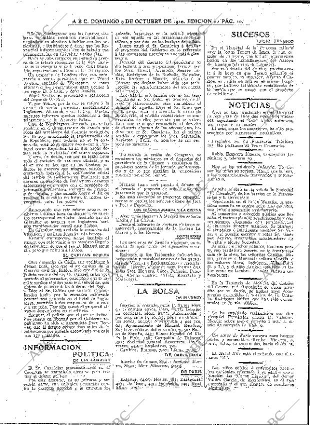 ABC MADRID 09-10-1910 página 10