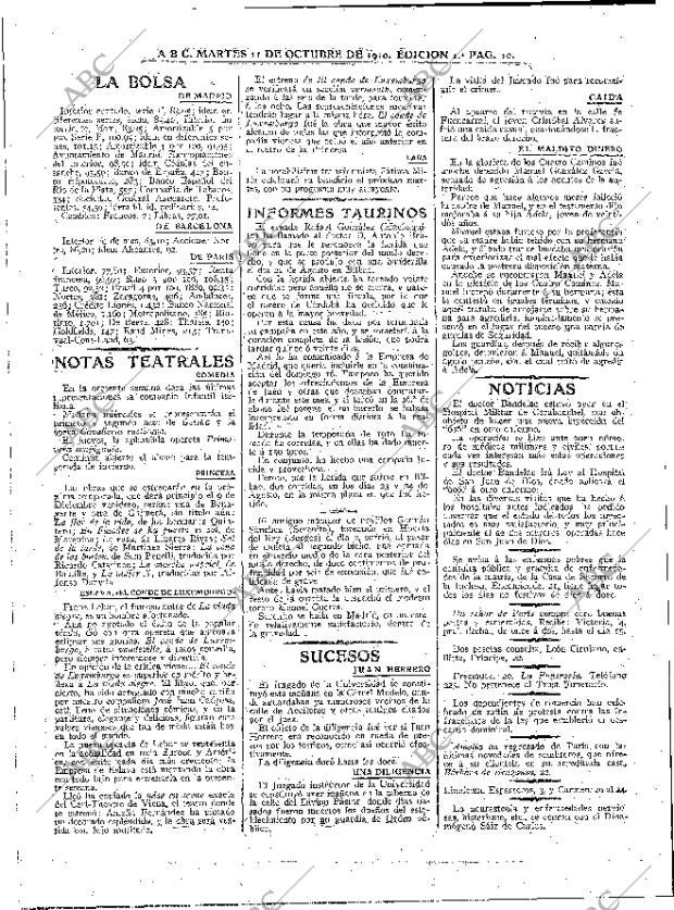 ABC MADRID 11-10-1910 página 10