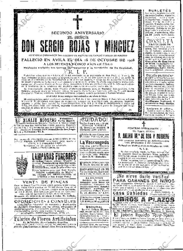 ABC MADRID 17-10-1910 página 16