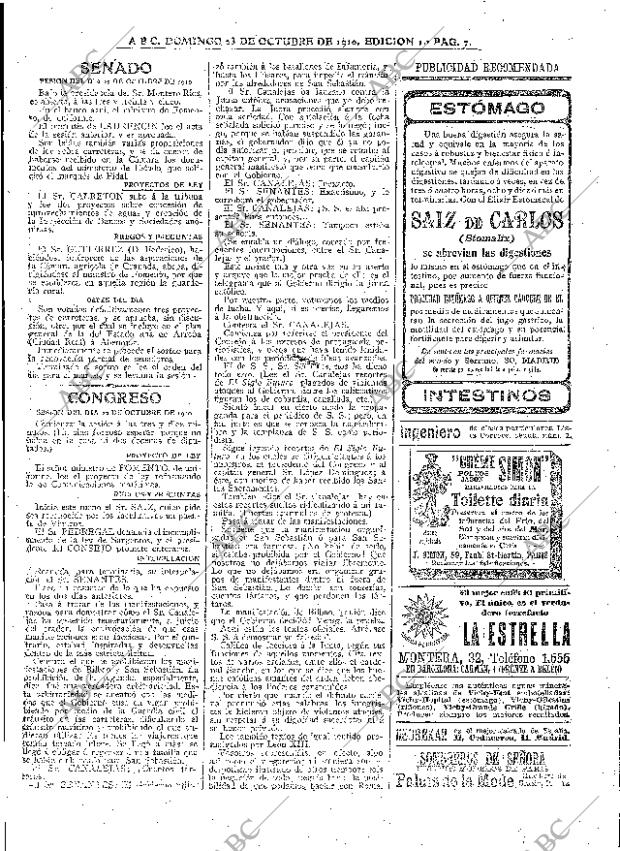 ABC MADRID 23-10-1910 página 7