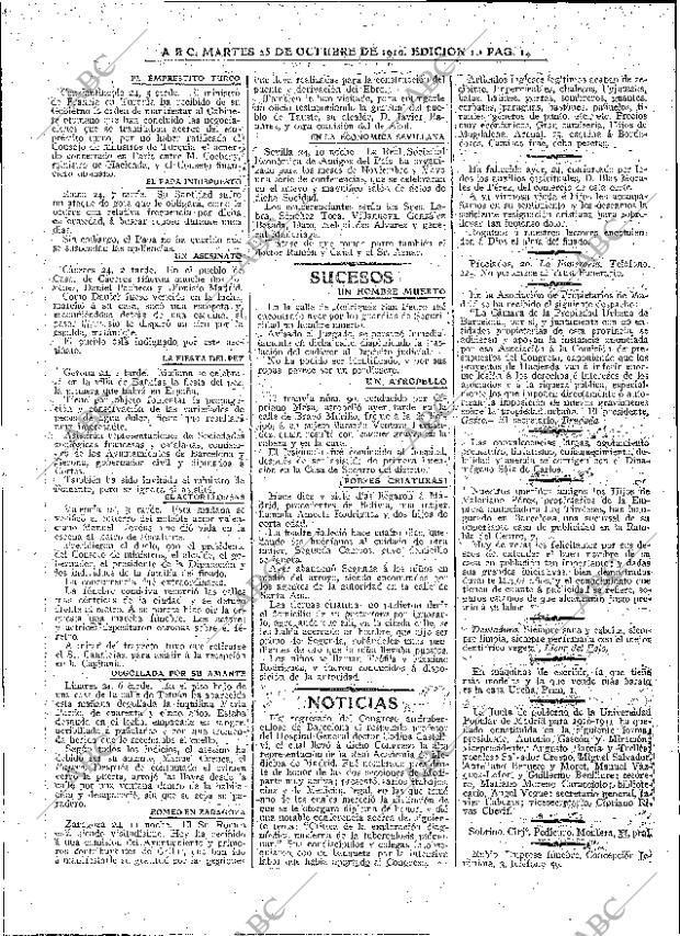 ABC MADRID 25-10-1910 página 14