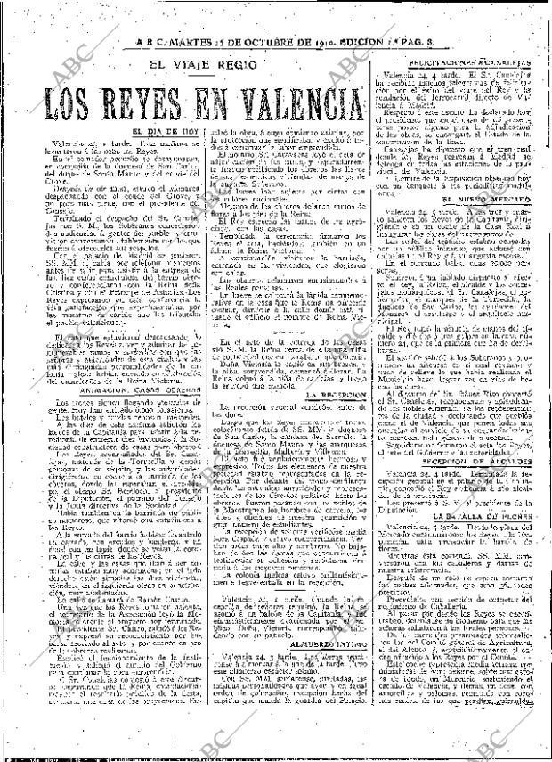 ABC MADRID 25-10-1910 página 8