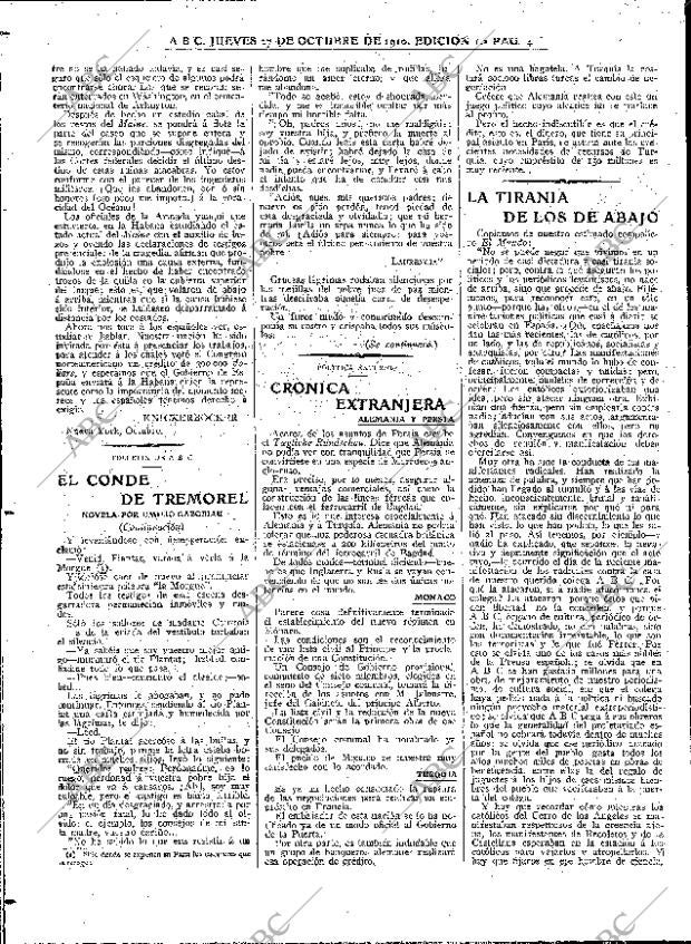 ABC MADRID 27-10-1910 página 4