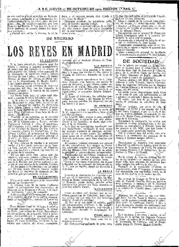 ABC MADRID 27-10-1910 página 5