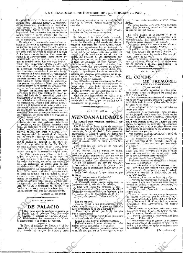 ABC MADRID 30-10-1910 página 4