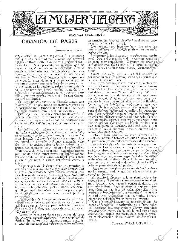 BLANCO Y NEGRO MADRID 30-10-1910 página 14